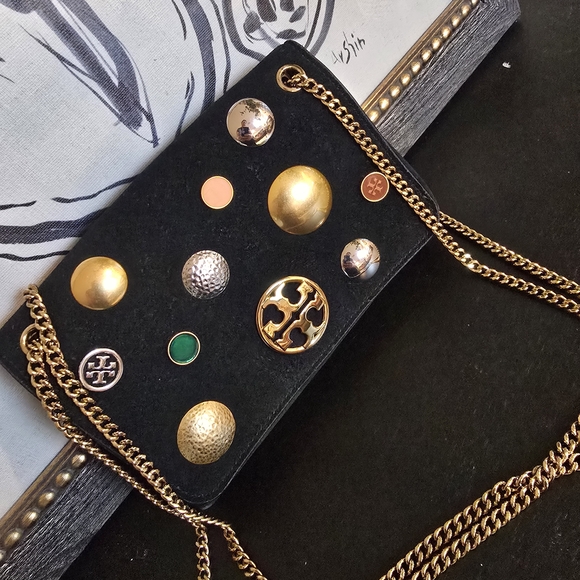 Tory BurchChelsea Studded Convertible Shoulder Bag - Picture 3 of 12